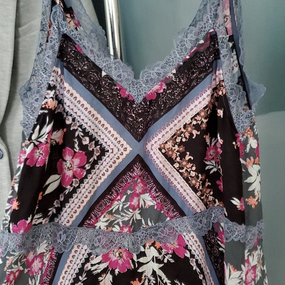 Free People Intimately Stevie Lace Trim Nightgown size small - Picture 10 of 11